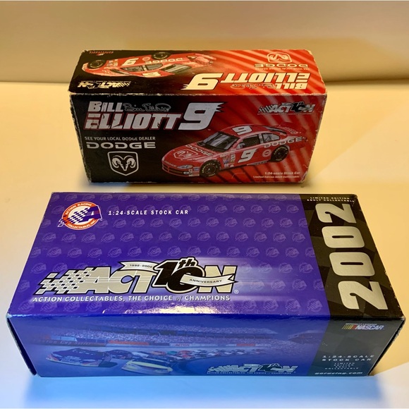 Bill Elliott 2002 #9 Dodge Intrepid Action 10th Anniversary NASCAR Die Cast 1:24 - Picture 9 of 15